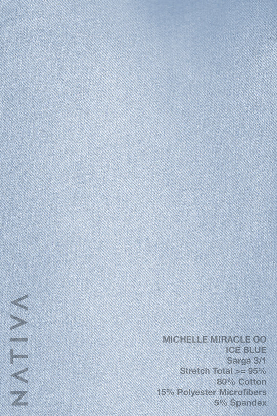 SUPER SKINNY JEANS, MICHELLE MIRACLE 00 ICE BLUE, Talle Alto. Moldeador. Movimiento Intenso. Tecnología No Stress®