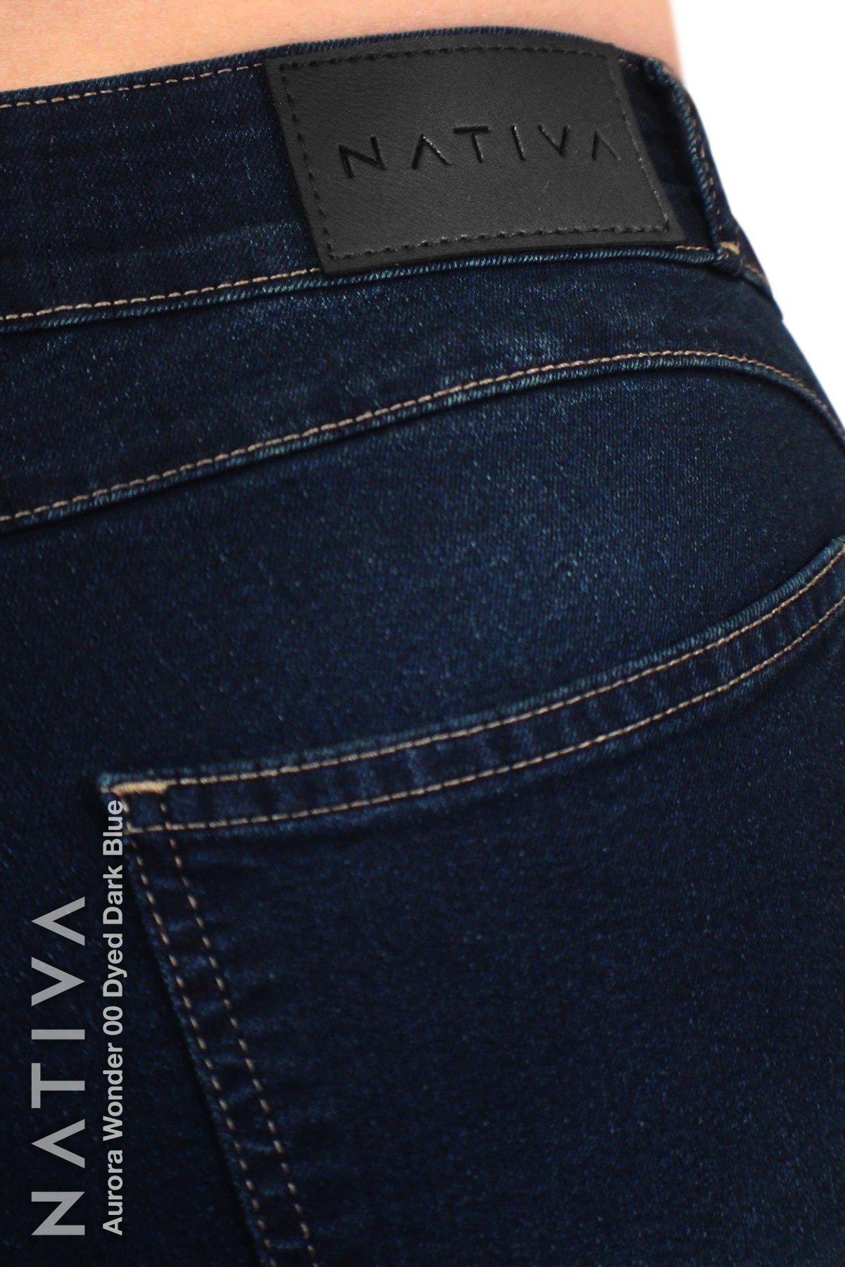 SUPER SKINNY JEANS, AURORA WONDER 00 DYED DARK, Talle Medio. Moldeador y Afirmador. Casual 7 días. Tecnología No Stress®