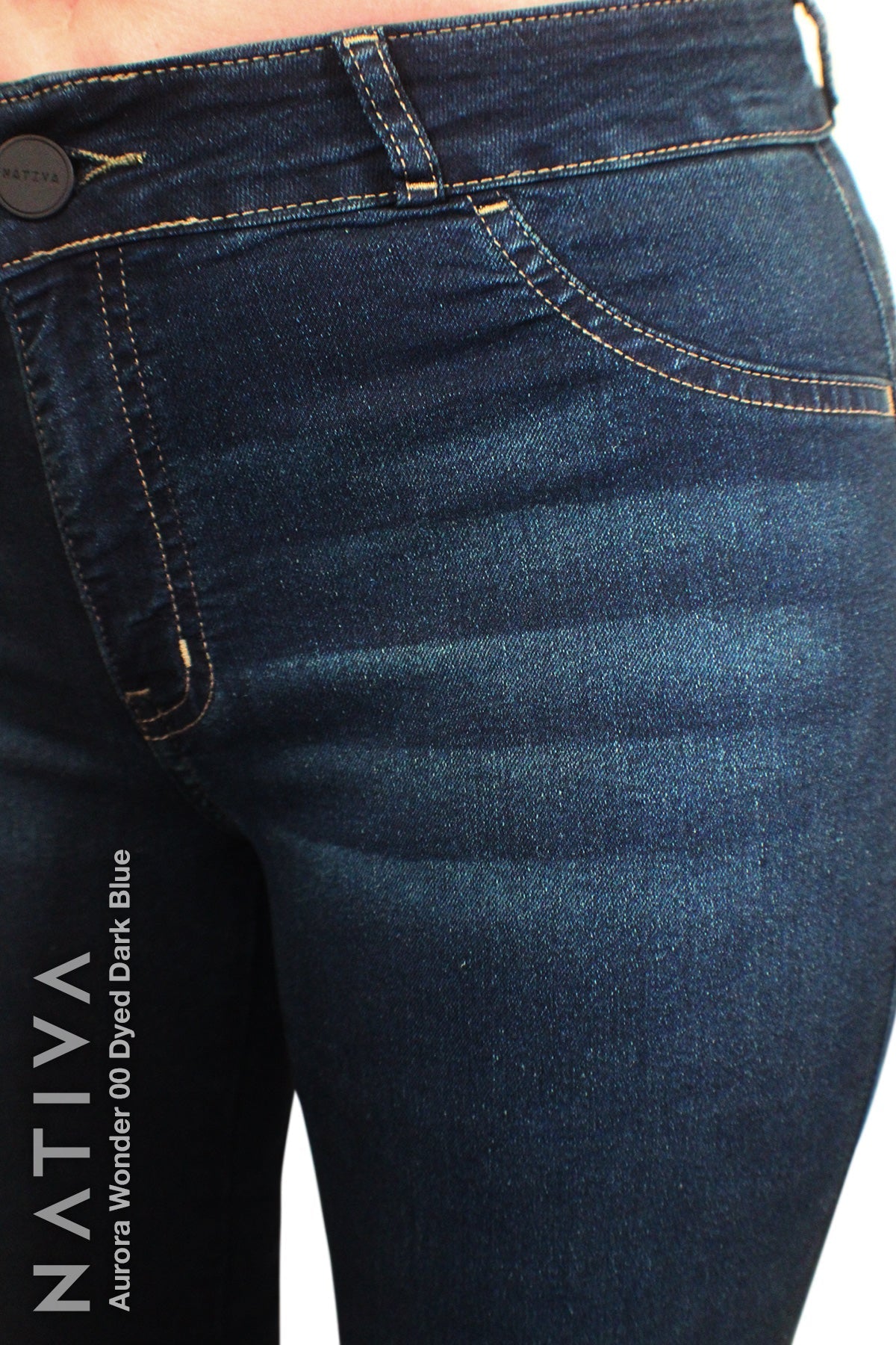 SUPER SKINNY JEANS, AURORA WONDER 00 DYED DARK, Talle Medio. Moldeador y Afirmador. Casual 7 días. Tecnología No Stress®